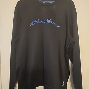 Eddie Bauer Black Crewneck Sweater
